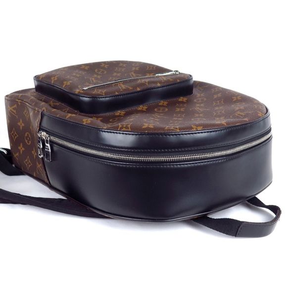 Louis Vuitton Josh Monogram Macassar Backpack Brown Rucksack - Picture 7 of 9